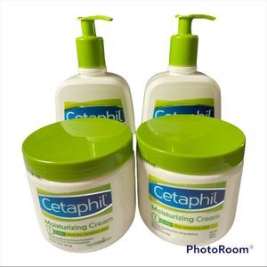 Bundle of 4 Cetaphil Moisturizing Lotion & Moisturizing cream